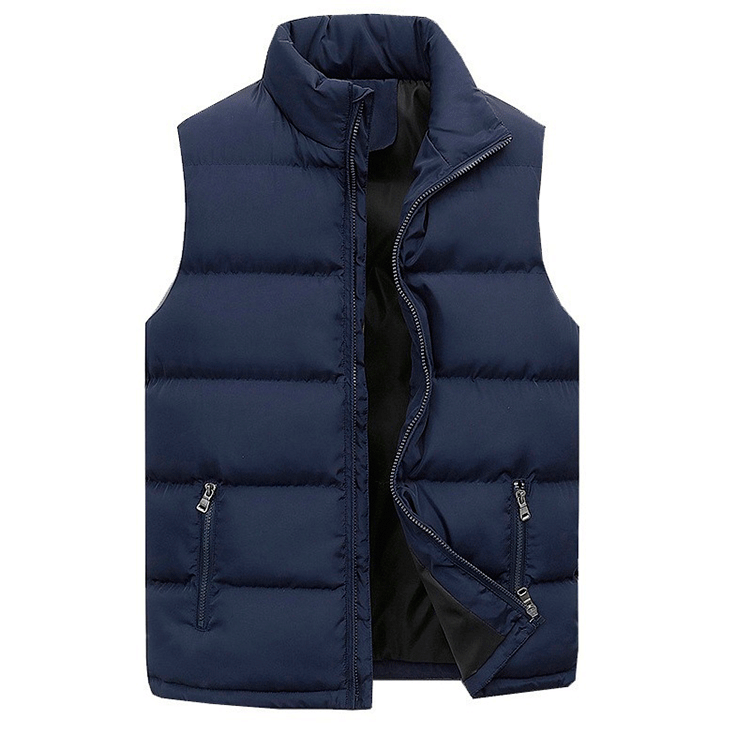 Men’s Warm Waterproof Vest Jacket – Winter Sleeveless Waistcoat